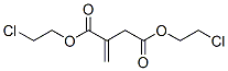 bis(2-chloroethyl) 2-methylidenebutanedioate