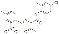 N-(4-chloro-o-tolyl)-2-[(4-methyl-2-nitrophenyl)azo]-3-oxobutyramide