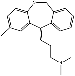 1-Propanamine, N,N-dimethyl-3-(2-methyldibenzo(b,e)thiepin-11(6H)-ylid ene)-
