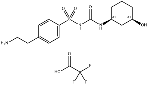 1-[4-(2-AMinoethylphenyl)sulfonyl]-3-(cis-3-hydroxycyclohexyl)urea Trifluoroacetic Acid Salt