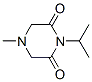 2,6-Piperazinedione,1-isopropyl-4-methyl-(8CI)