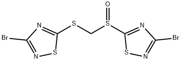 3-BROMO-5-[(3-BROMO-1,2,4-THIADIAZOL-5-YLTHIO)METHYLSULFINYL]-1,2,4-THIADIAZOLE
