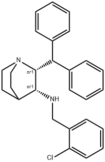 3-(2-chlorobenzylamino)-2-benzhydrylquinuclidine
