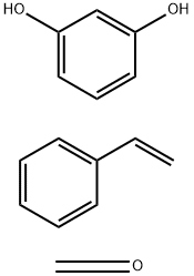 Formaldehyde, polymer with 1,3-benzenediol and ethenylbenzene