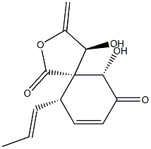 (4S,5R)-4β,10β-Dihydroxy-3-methylene-6β-[(E)-1-propenyl]-2-oxaspiro[4.5]dec-7-ene-1,9-dione