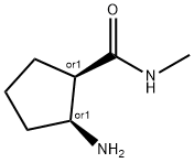 Cyclopentanecarboxamide, 2-amino-N-methyl-, (1R,2S)-rel- (9CI)