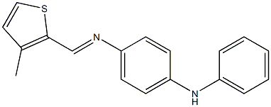 N-[(3-methyl-2-thienyl)methylene]-N'-phenyl-1,4-benzenediamine
