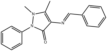 (E)-4-(benzylideneamino)-1,5-dimethyl-2-phenyl-1,2-dihydro-3H-pyrazol-3-one