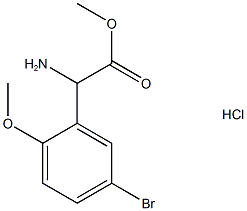 METHYL AMINO(5-BROMO-2-METHOXYPHENYL)ACETATE HYDROCHLORIDE