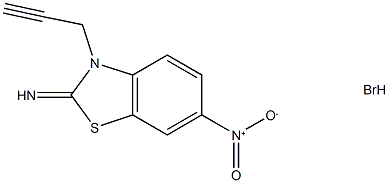 6-NITRO-3-(PROP-2-YN-1-YL)BENZO[D]THIAZOL-2(3H)-IMINE HYDROBROMIDE