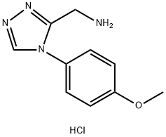 {[4-(4-METHOXYPHENYL)-4H-1,2,4-TRIAZOL-3-YL]METHYL}AMINE DIHYDROCHLORIDE