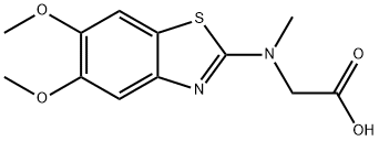 N-(5,6-DIMETHOXY-1,3-BENZOTHIAZOL-2-YL)-N-METHYLGLYCINE
