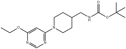 [1-(6-乙氧基-嘧啶-4-基)-哌啶-4-基甲基]-氨基甲酸叔丁酯