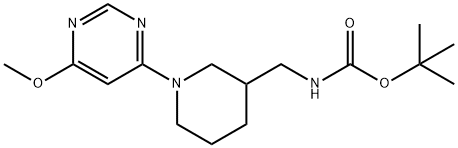 [1-(6-甲氧基-嘧啶-4-基)-哌啶-3-基甲基]-氨基甲酸叔丁酯