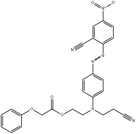 2-[(2-cyanoethyl)[4-[(2-cyano-4-nitrophenyl)azo]phenyl]amino]ethyl phenoxyacetate