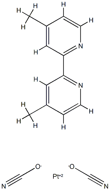 (4,4'-dimethyl-2,2'-bipyridyl-N,N')bis(isocyanto)platinum(II)
