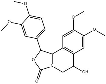 3H-Oxazolo[4,3-a]isoquinolin-3-one,  1-(3,4-dimethoxyphenyl)-1,5,6,10b-tetrahydro-6-hydroxy-8,9-dimethoxy-
