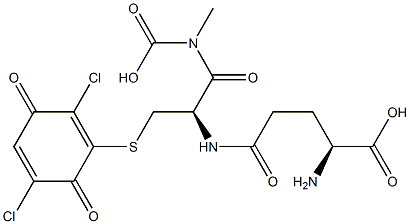 2,5-dichloro-3-(glutathionyl-S-yl)-1,4-benzoquinone