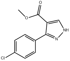 METHYL 3(5)-(4-CHLOROPHENYL)-1H-PYRAZOLE-4-CARBOXYLATE