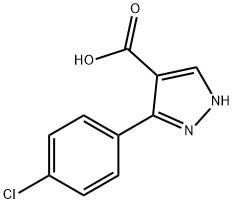 3-(4-氯苯基)-1H-吡唑-4-羧酸