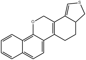 3,4,5,13-tetrahydro-3H-2-benzothieno(5,4-d)naphtho(1,2-b)pyran