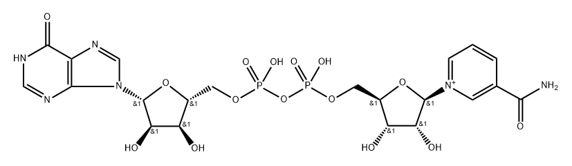 Pyridinium, 3-carbamoyl-1-.beta.-D-ribofuranosyl-, hydroxide, 55-ester with inosine 5-(trihydrogen pyrophosphate)-