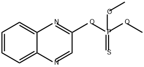 Thiophosphoric acid O,O-dimethyl O-(2-quinoxalinyl) ester
