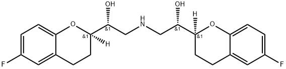 2H-1-Benzopyran-2-methanol, α,α'-[iminobis(methylene)]bis[6-fluoro-3,4-dihydro-, (αR,α'S,2R,2'S)-