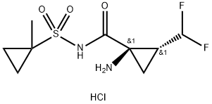 (1R,2R)-1-氨基-2-(二氟甲基)-N-[(1-甲基环丙基)磺酰基]环丙烷甲酰胺盐酸盐