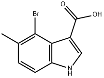 4-bromo-5-methyl-1H-indole-3-carboxylic acid