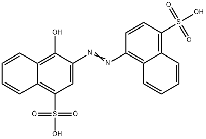 4-hydroxy-3-[(4-sulpho-1-naphthyl)azo]naphthalene-1-sulphonic acid