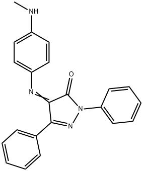 4-[[p-(Methylamino)phenyl]imino]-1,3-diphenyl-2-pyrazolin-5-one