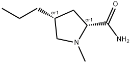 2-Pyrrolidinecarboxamide,1-methyl-4-propyl-,cis-()-(8CI)