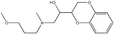 α-[[(3-Methoxypropyl)methylamino]methyl]-1,4-benzodioxane-2-methanol