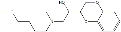 α-[[(4-Methoxybutyl)methylamino]methyl]-1,4-benzodioxane-2-methanol