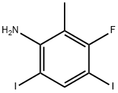 3-Fluoro-4,6-diiodo-2-methyl-phenylamine