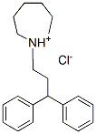 1-(3,3-diphenylpropyl)hexahydro-1H-azepinium chloride