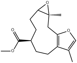 1a,2,3,4,5,6,10,10a-Octahydro-7,10a-dimethyloxireno[8,9]cyclodeca[1,2-b]furan-4-carboxylic acid methyl ester
