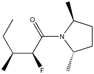 Pyrrolidine, 1-(2-fluoro-3-methyl-1-oxopentyl)-2,5-dimethyl-, [2S-[1(2R*,3R*),2alpha,5beta]]- (9CI)