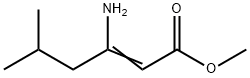 2-Hexenoic  acid,  3-amino-5-methyl-,  methyl  ester