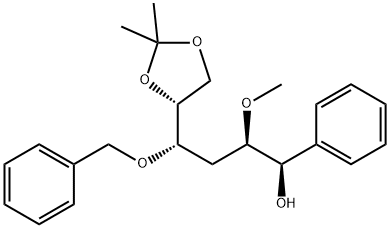 D-ribo-Hexitol, 3-deoxy-2-O-methyl-5,6-O-(1-methylethylidene)-1-C-phenyl-4-O-(phenylmethyl)-, (1R)-