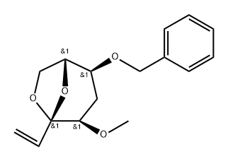.beta.-D-ribo-Oct-1-en-3-ulopyranose, 3,8-anhydro-1,2,5-trideoxy-4-O-methyl-6-O-(phenylmethyl)-