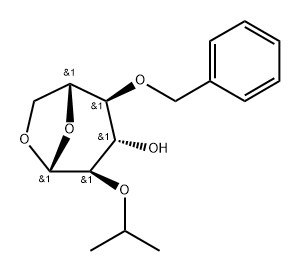 .beta.-D-Glucopyranose, 1,6-anhydro-2-O-(1-methylethyl)-4-O-(phenylmethyl)-
