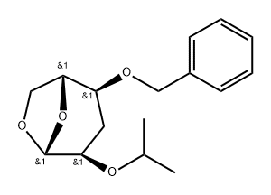 .beta.-D-ribo-Hexopyranose, 1,6-anhydro-3-deoxy-2-O-(1-methylethyl)-4-O-(phenylmethyl)-
