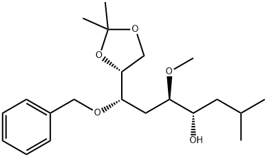 D-allo-Nonitol, 1,2,3,6-tetradeoxy-2-methyl-5-O-methyl-8,9-O-(1-methylethylidene)-7-O-(phenylmethyl)-