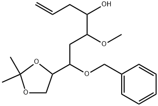 D-allo-Non-1-enitol, 1,2,3,6-tetradeoxy-5-O-methyl-8,9-O-(1-methylethylidene)-7-O-(phenylmethyl)-