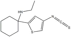 N-Ethyl-1-(2-(4-isothiocyanothienyl))cyclohexylamine