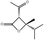 2-Oxetanone, 3-acetyl-4-methyl-4-(1-methylethyl)-, cis- (9CI)
