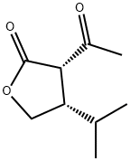 2(3H)-Furanone, 3-acetyldihydro-4-(1-methylethyl)-, cis- (9CI)