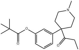 2,2-Dimethylpropanoic acid 3-[1-methyl-4-(1-oxopropyl)-4-piperidinyl]phenyl ester